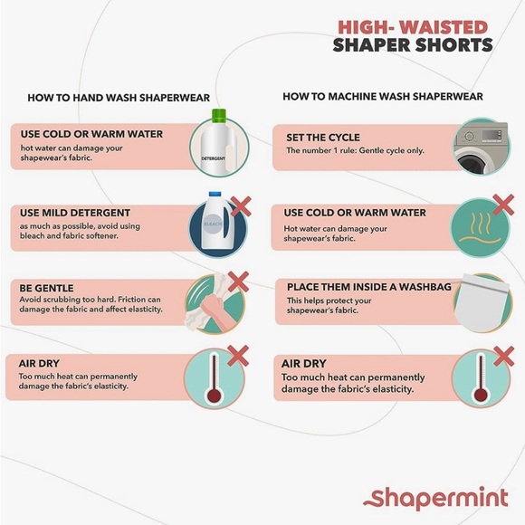 NWT -Empetua by Shapermint High Waisted Shaper Short - Nude Size XL/XXL - Picture 7 of 8